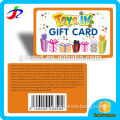 Factory price customized design PVC membership gift card with barcode/QR code